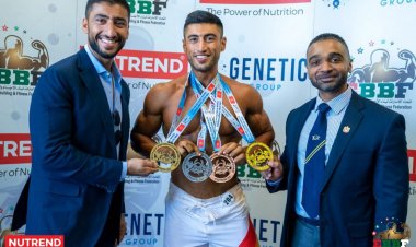 34 ميدالية حصيلة منتخب بناء الأجسام الإماراتي في آسيا