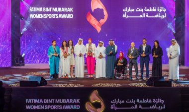 أنس جابر شخصية العام في جائزة فاطمة بنت مبارك لرياضة المرأة