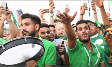 فيديو: حضور قياسي غير مسبوق لجمهور السعودية قبل مباراة الأرجنتين