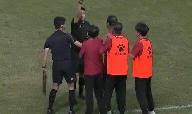 مدرب يصفع حكما ثم يعتذر