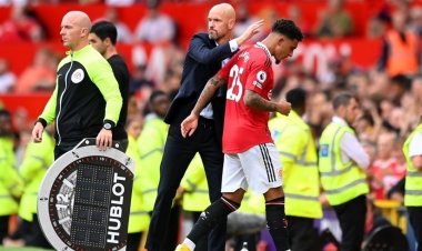 مشاداة كلامية بين تن هاغ وسانشو