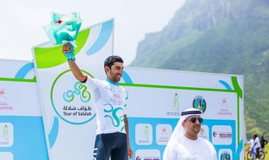 تتويج بول جريجا دراج "شباب الأهلي" بلقب طواف صلالة للدراجات الهوائية