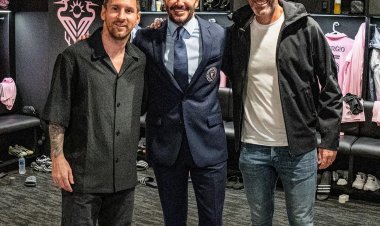 زين الدين زيدان يحضر مباراة إنتر ميامي ويلتقط صورة مع ميسي وبيكهام