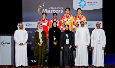 تتويج الدنماركي "مادس" بذهبية الرجال في "أبو ظبي ماسترز للريشة الطائرة"