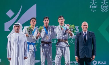 منتخب الجو جيتسو يحصد ذهبيتين في بداية مشواره بالألعاب العالمية في الرياض