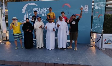 فوز الإيطالي دوروجاتي بجولة دبي في بطولة "هايك آند فلاي" للقفز بالمظلات