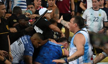 شغب كبير بين الجماهير كاد يتسبب في إلغاء مباراة البرازيل ضد الأرجنتين