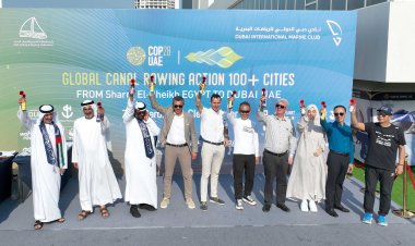 مشاركة 50 رياضيا ورياضية في مسيرة قوارب التجديف تزامنا مع عيد الاتحاد و"COP28"
