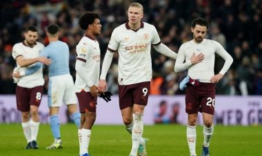 أرقام كارثية يتكبدها السيتي بالخسارة من أستون فيلا