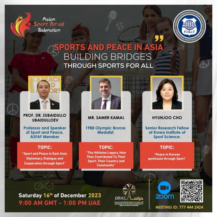 الاتحاد الاسيوي للرياضة للجميع يقعد ندوة "الرياضة والسلام"