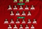 إعلان القائمة النهائية للمنتخب الوطني للمشاركة في كأس آسيا